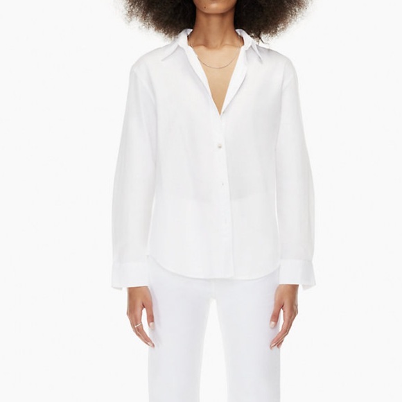 Aritzia Denim Forum The Jane Longsleeve Shirt size xs - Picture 4 of 9